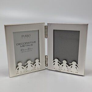 Furio Home Double Mini Frame Silver Tone